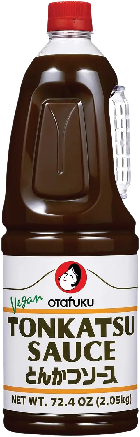 Große 1769 ml Flasche der originalen Otafuku Tonkatsu Sauce aus Japan, ideal für Schnitzel, BBQ und asiatische Gerichte.