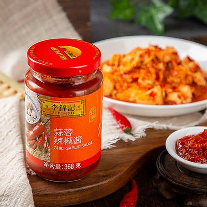 LEE KUM KEE Chili Knoblauch Sauce Chili Garlic Sauce Chili-Knoblauchsoße 368g