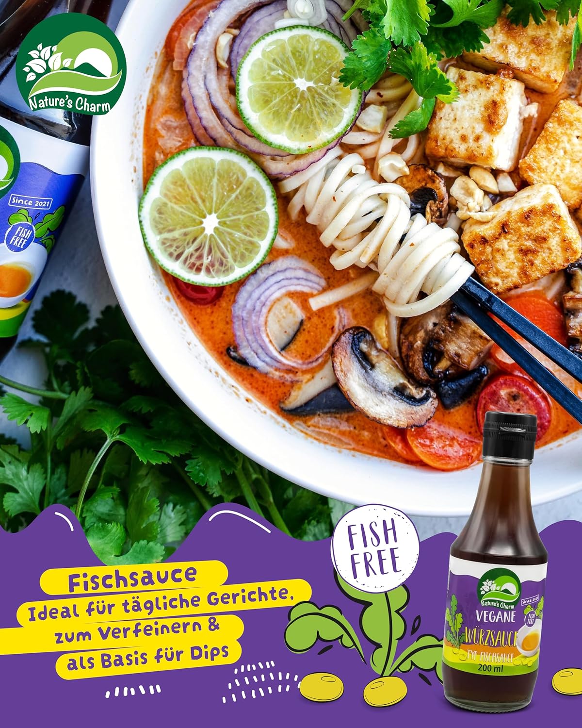 Nature's Charm Fischsauce vegan 200ml