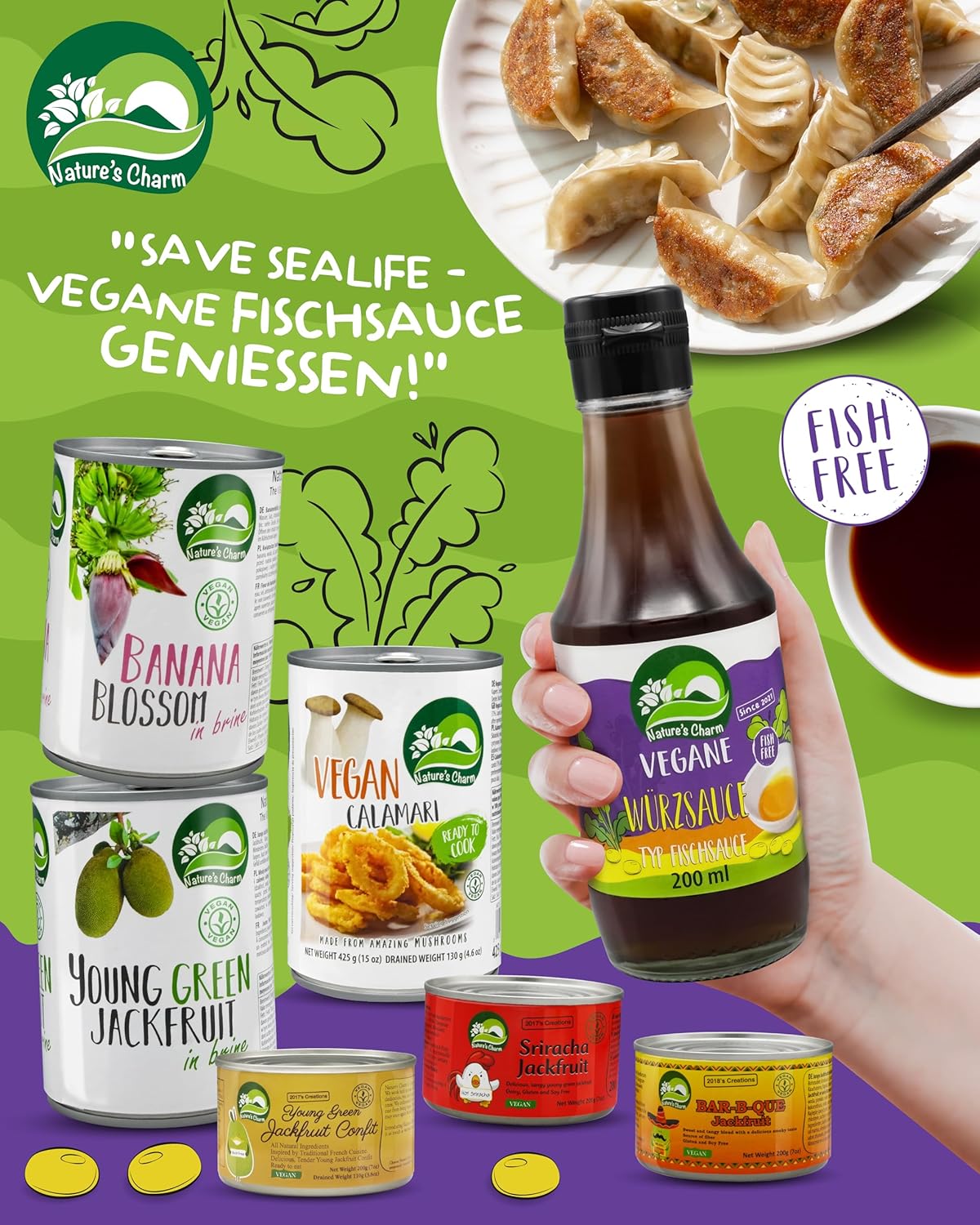 Nature's Charm Fischsauce vegan 200ml