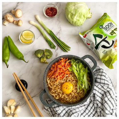 NongShimInstantnudelnSoonVeggieRamyun_KoreanischeGemuseRamenSuppemild_1erMultipack-5x120g_8801043043441_3 - CHÀO
