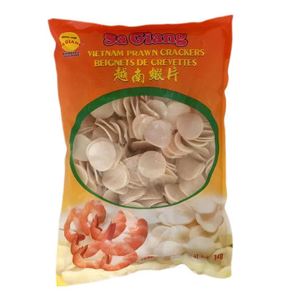 1kg Vorratspackung der original Sa Giang Krabbenchips Rohlinge aus Vietnam.
